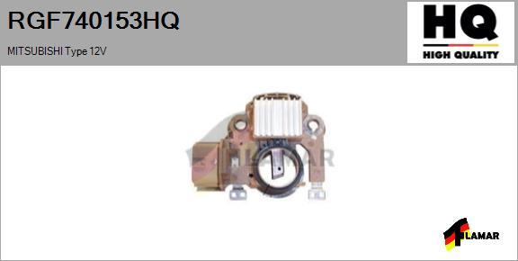 FLAMAR RGF740153HQ - Ģeneratora sprieguma regulators www.autospares.lv