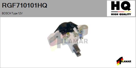 FLAMAR RGF710101HQ - Регулятор напряжения, генератор www.autospares.lv