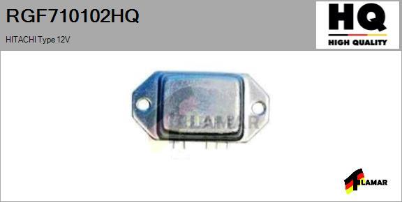 FLAMAR RGF710102HQ - Ģeneratora sprieguma regulators www.autospares.lv