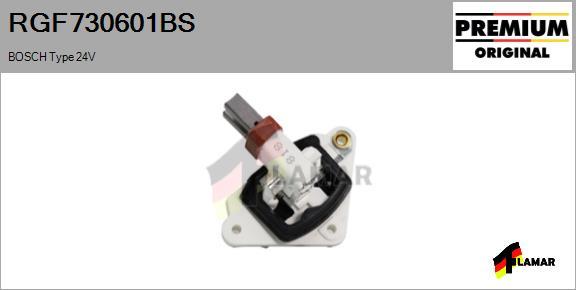 FLAMAR RGF730601BS - Ģeneratora sprieguma regulators autospares.lv