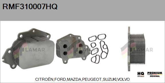 FLAMAR RMF310007HQ - Eļļas radiators, Motoreļļa autospares.lv