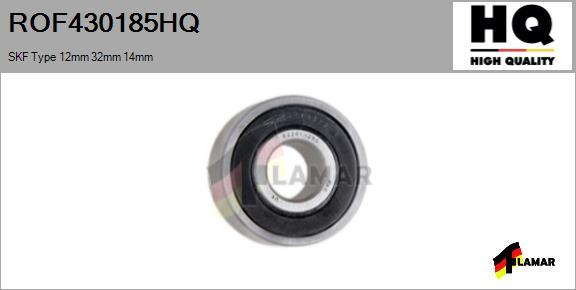 FLAMAR ROF430185HQ - Подшипник www.autospares.lv