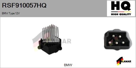 FLAMAR RSF910057HQ - Rezistors, Salona ventilators www.autospares.lv