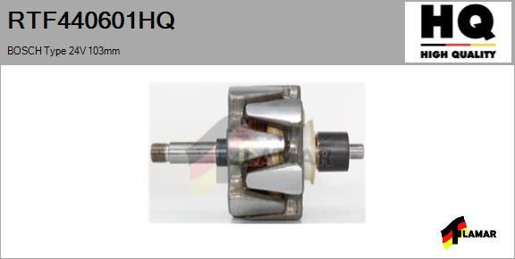 FLAMAR RTF440601HQ - Ротор, генератор www.autospares.lv