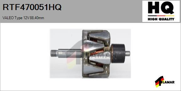 FLAMAR RTF470051HQ - Ротор, генератор www.autospares.lv