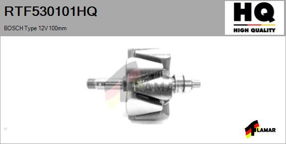 FLAMAR RTF530101HQ - Ротор, генератор www.autospares.lv