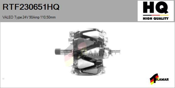 FLAMAR RTF230651HQ - Ротор, генератор www.autospares.lv