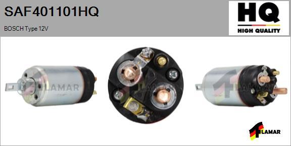 FLAMAR SAF401101HQ - Тяговое реле, соленоид, стартер www.autospares.lv