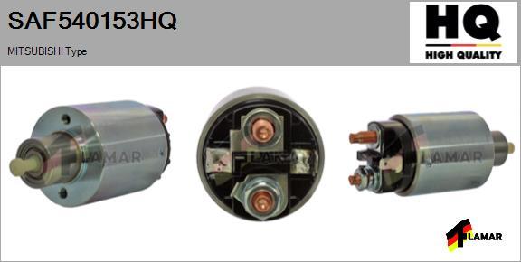 FLAMAR SAF540153HQ
 - Тяговое реле, соленоид, стартер www.autospares.lv