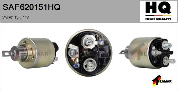 FLAMAR SAF620151HQ - Тяговое реле, соленоид, стартер www.autospares.lv