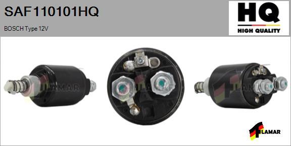 FLAMAR SAF110101HQ - Solenoid Switch, starter www.autospares.lv