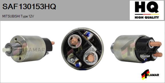 FLAMAR SAF130153HQ - Тяговое реле, соленоид, стартер www.autospares.lv