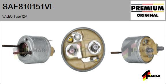 FLAMAR SAF810151VL - Ievilcējrelejs, Starteris autospares.lv