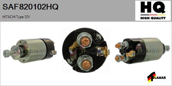 FLAMAR SAF820102HQ - Solenoid Switch, starter www.autospares.lv