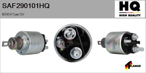 FLAMAR SAF290101HQ - Solenoid Switch, starter www.autospares.lv