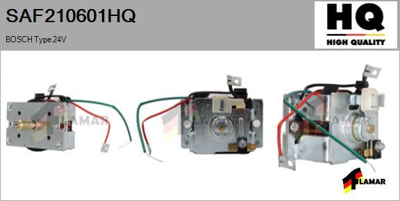 FLAMAR SAF210601HQ - Тяговое реле, соленоид, стартер www.autospares.lv