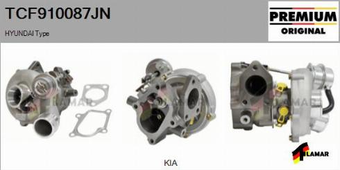 FLAMAR TCF910087JN - Kompresors, Turbopūte autospares.lv