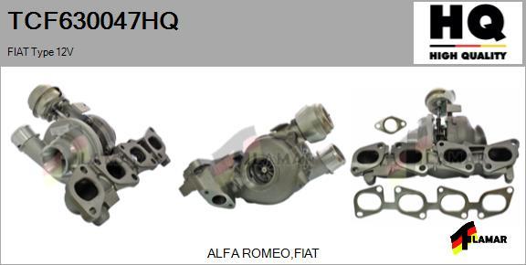 FLAMAR TCF630047HQ - Турбина, компрессор www.autospares.lv