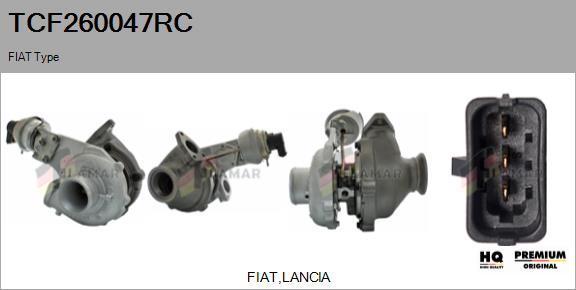 FLAMAR TCF260047RC - Kompresors, Turbopūte www.autospares.lv