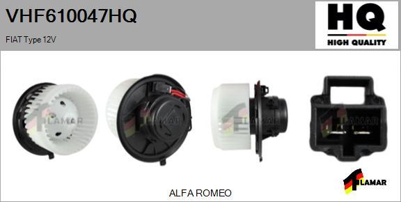 FLAMAR VHF610047HQ - Salona ventilators www.autospares.lv