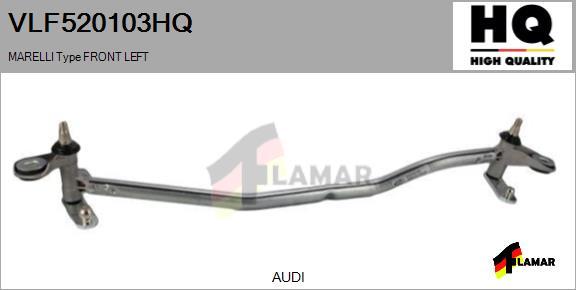 FLAMAR VLF520103HQ - Система тяг и рычагов привода стеклоочистителя www.autospares.lv