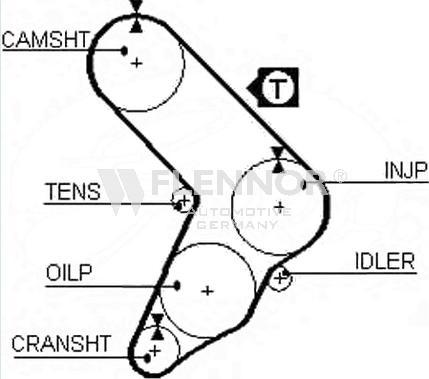 Flennor 4955 - Timing Belt www.autospares.lv