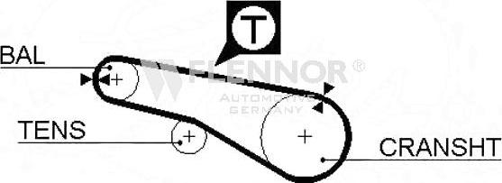 Flennor 4963V - Timing Belt www.autospares.lv