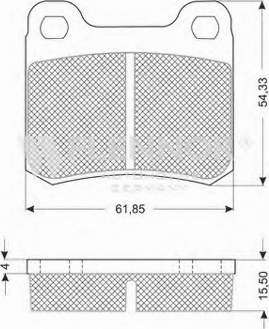 Flennor FB210193 - Bremžu uzliku kompl., Disku bremzes www.autospares.lv