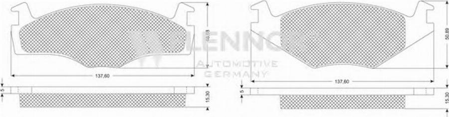 Flennor FB210160 - Bremžu uzliku kompl., Disku bremzes autospares.lv