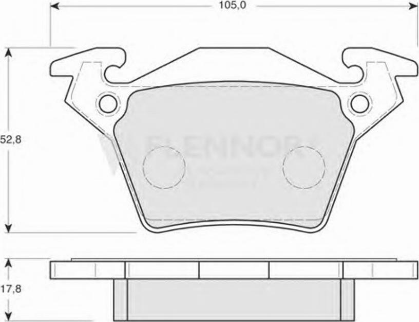 Flennor FB210299 - Bremžu uzliku kompl., Disku bremzes autospares.lv