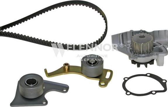 Flennor FP14938V - Водяной насос + комплект зубчатого ремня ГРМ www.autospares.lv