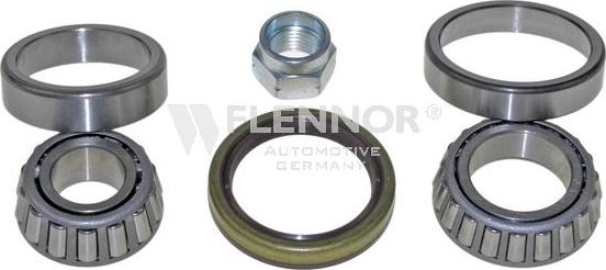 Flennor FR931455 - Подшипник ступицы колеса, комплект www.autospares.lv