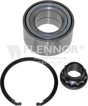 Flennor FR970827 - Подшипник ступицы колеса, комплект www.autospares.lv