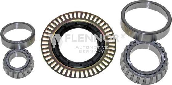 Flennor FR490972 - Подшипник ступицы колеса, комплект www.autospares.lv