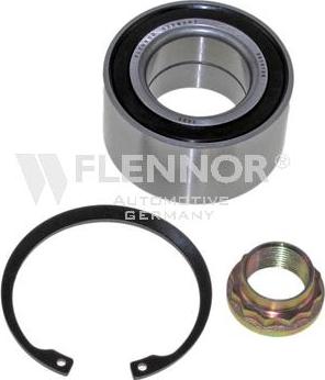 Flennor FR591027 - Подшипник ступицы колеса, комплект www.autospares.lv