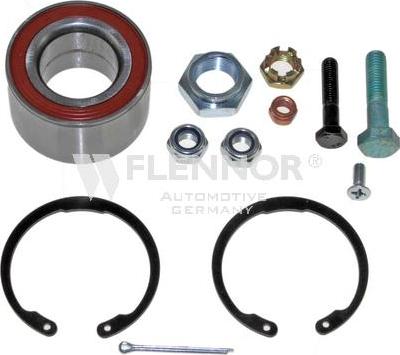 Flennor FR190909 - Подшипник ступицы колеса, комплект www.autospares.lv