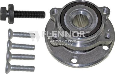 Flennor FR190906 - Подшипник ступицы колеса, комплект www.autospares.lv