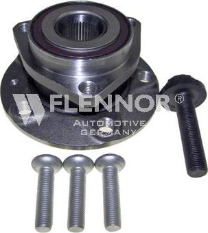 Flennor FR190588 - Подшипник ступицы колеса, комплект www.autospares.lv