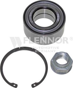 Flennor FR890861 - Подшипник ступицы колеса, комплект www.autospares.lv