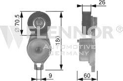 Flennor FS99388 - Parazīt / Vadrullītis, Ķīļrievu siksna www.autospares.lv