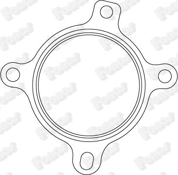 Fonos 82935 - Gasket, exhaust pipe www.autospares.lv