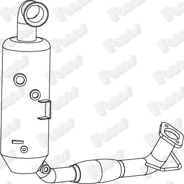 Fonos 73380 - Сажевый / частичный фильтр, система выхлопа ОГ www.autospares.lv