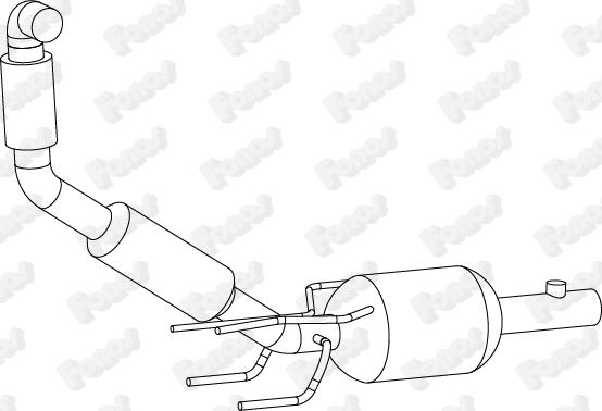 Fonos 73386 - Nosēdumu / Daļiņu filtrs, Izplūdes gāzu sistēma autospares.lv