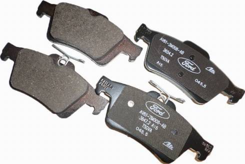 FORD 1 809 458 - Brake Pad Set, disc brake www.autospares.lv