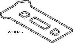 FORD 1 220 025 - Blīvju komplekts, Motora bloka galvas vāks www.autospares.lv