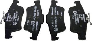 FORD 1763677 - Тормозные колодки, дисковые, комплект www.autospares.lv