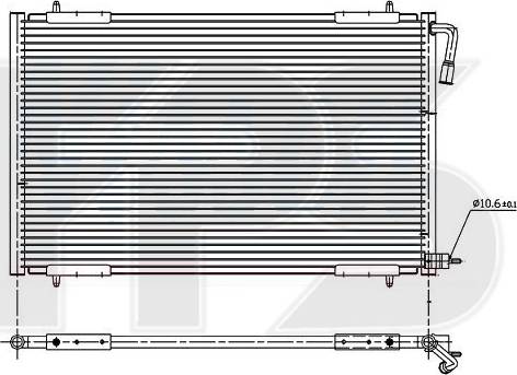 FPS FP 54 K142 - Kondensators, Gaisa kond. sistēma www.autospares.lv