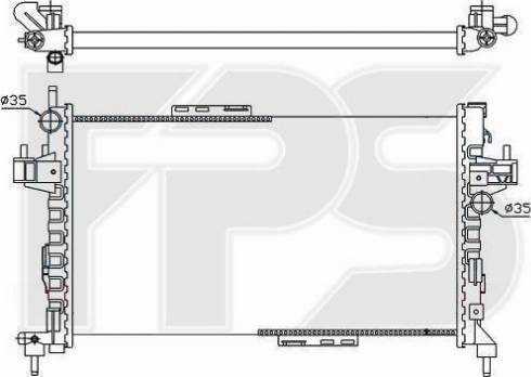 FPS FP 52 A1081 - Radiators, Motora dzesēšanas sistēma www.autospares.lv