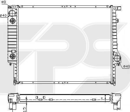 FPS FP 14 A37 - Radiators, Motora dzesēšanas sistēma www.autospares.lv