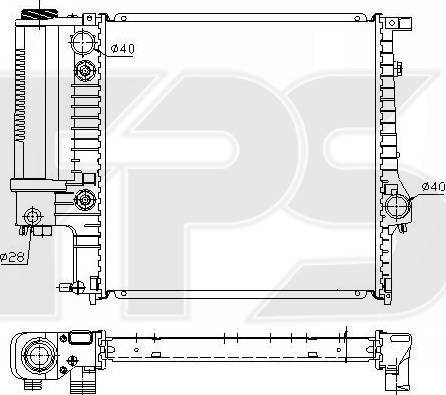 FPS FP 14 A21 - Radiators, Motora dzesēšanas sistēma www.autospares.lv